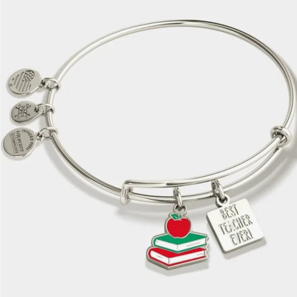 Alex and Ani Best Teacher Ever Charm Bangle Bracelet